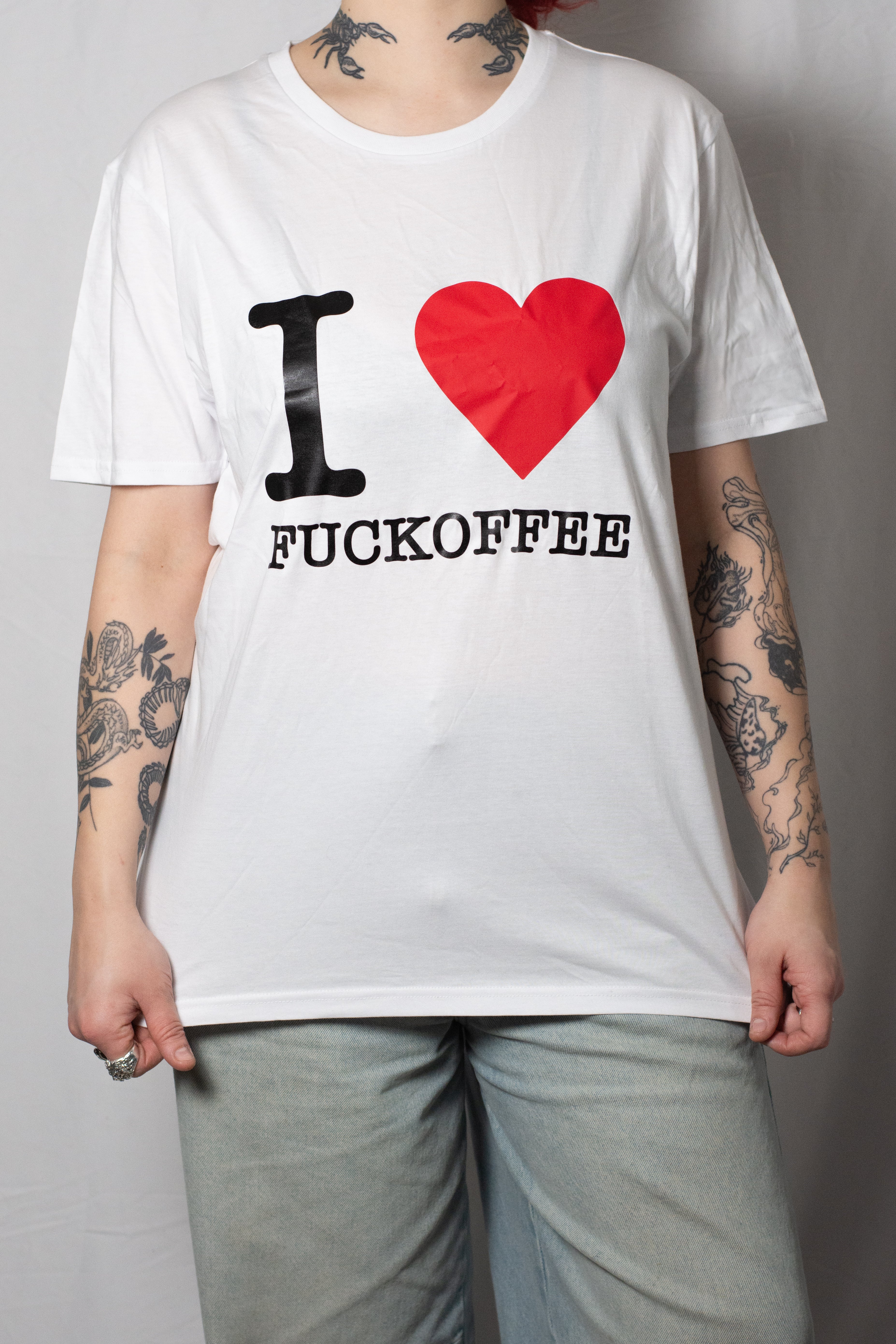 I Love Fuckoffee T-Shirt - White