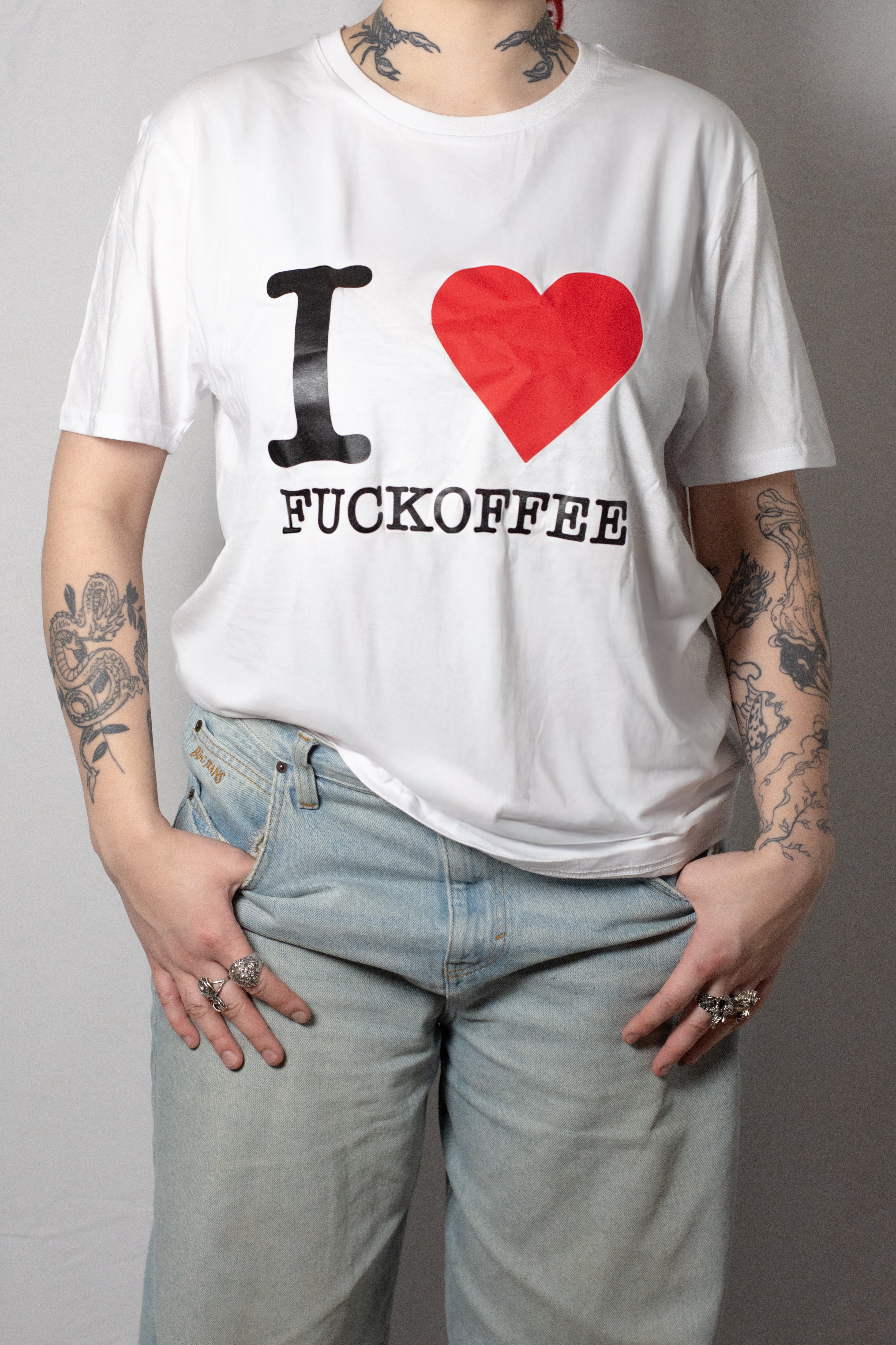 I Love Fuckoffee T-Shirt - White