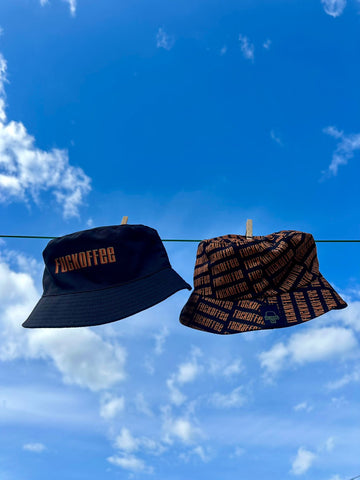 Fuckoffee Orange Bucket Hat