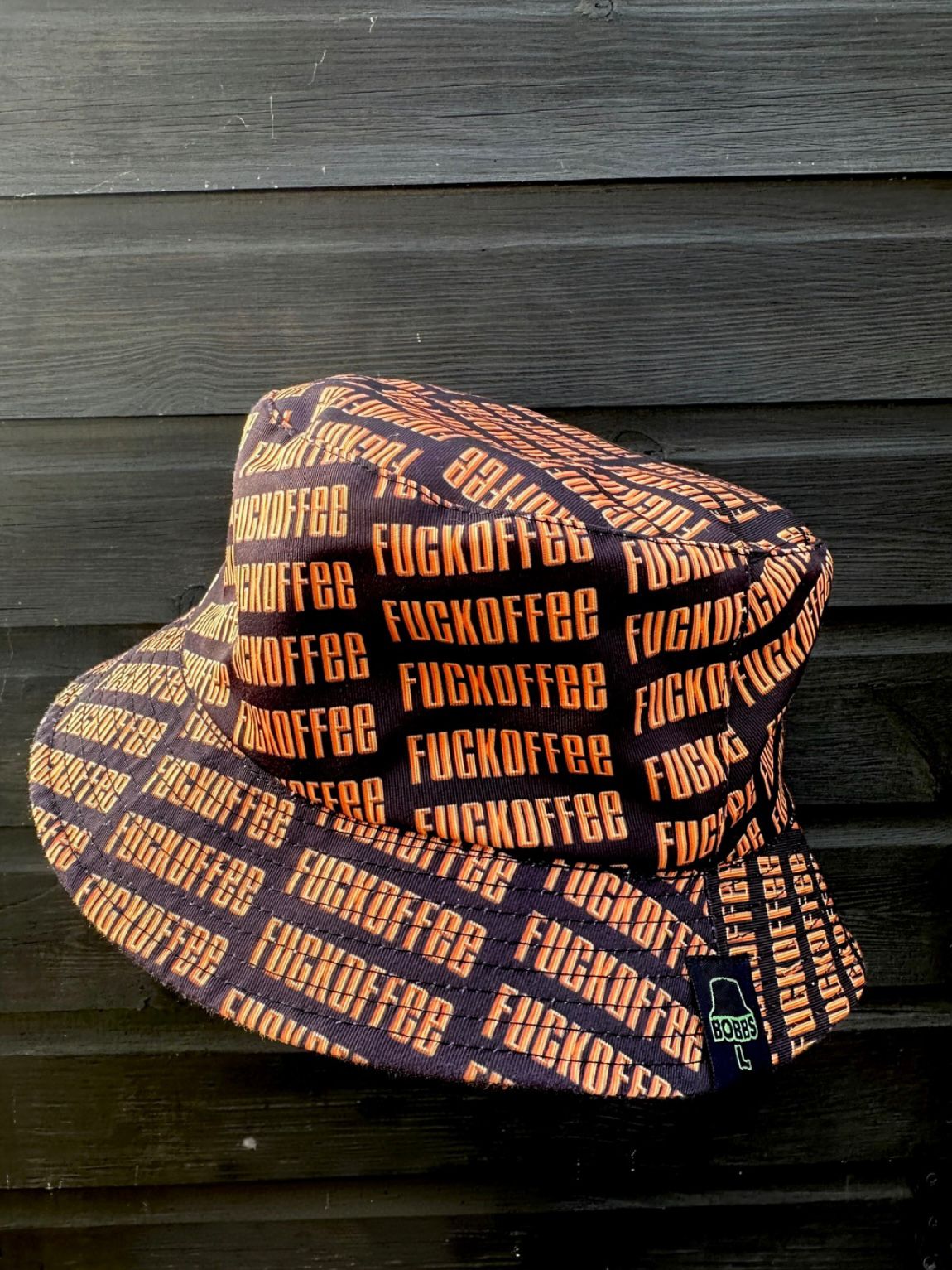 Fuckoffee Orange Bucket Hat